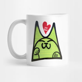 Graffiti cat love Mug